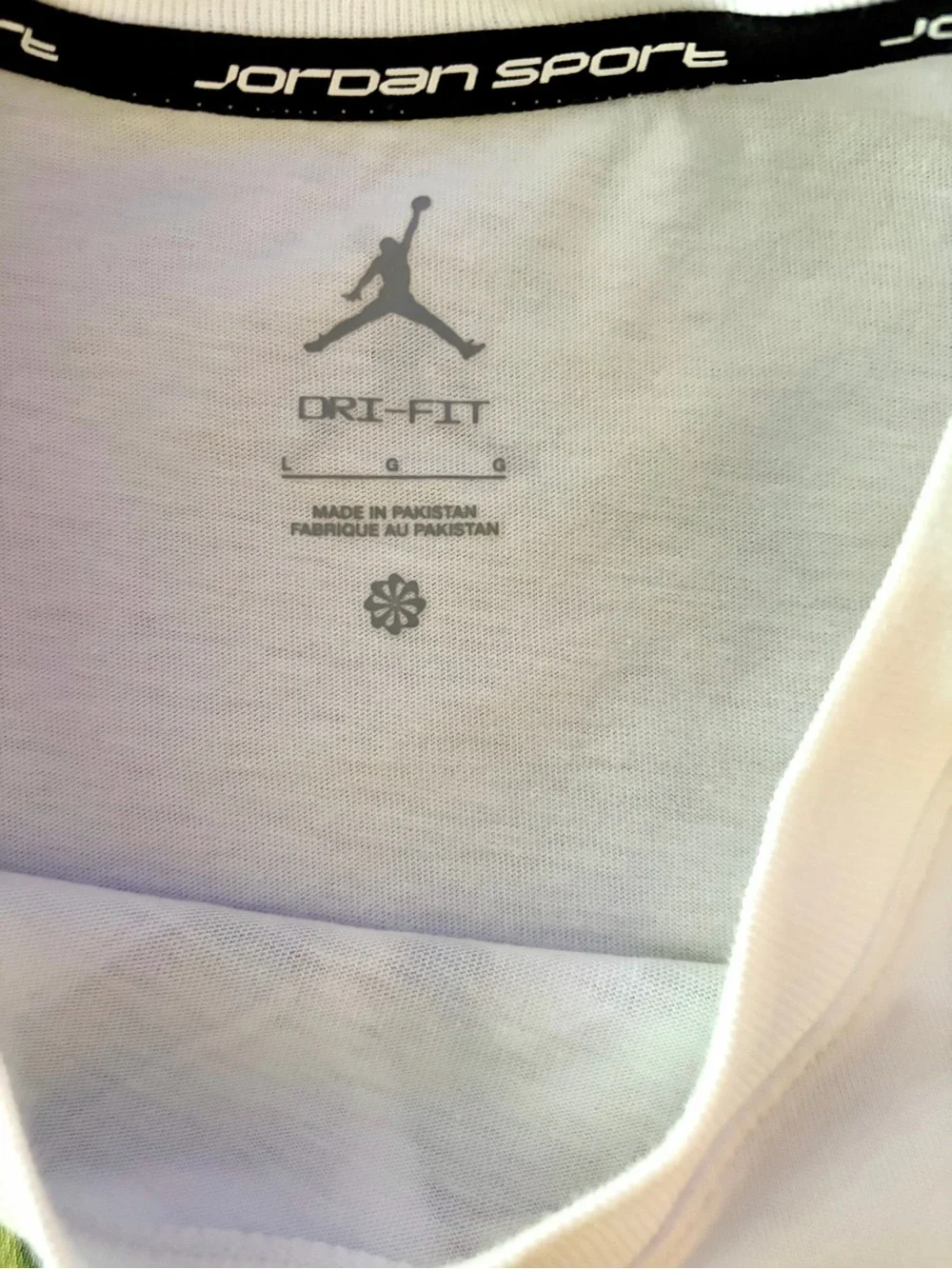 Jordan Men’s Graphic Tee in White with Multicolor Face Print